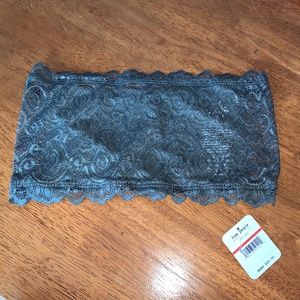 Free People Seamless and Lace Reversible Bandeau S